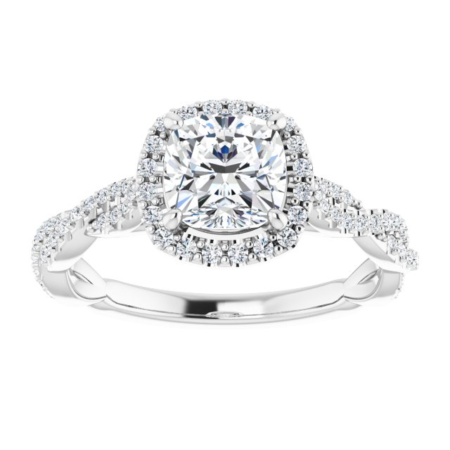 Halo-Style Engagement Ring