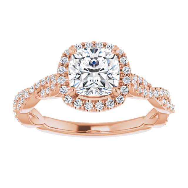 Halo-Style Engagement Ring