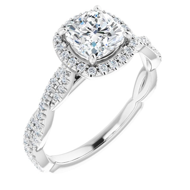 Halo-Style Engagement Ring