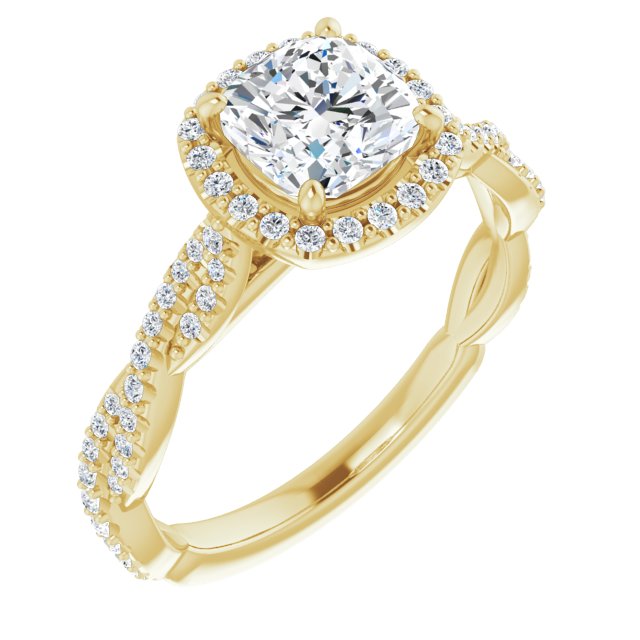 Halo-Style Engagement Ring