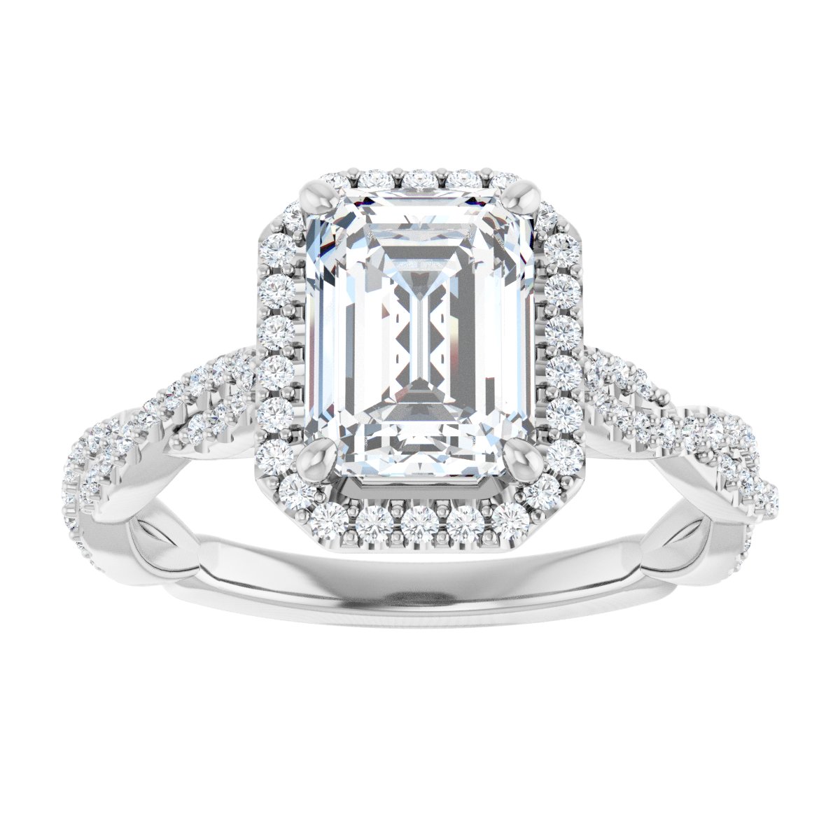 Halo-Style Engagement Ring