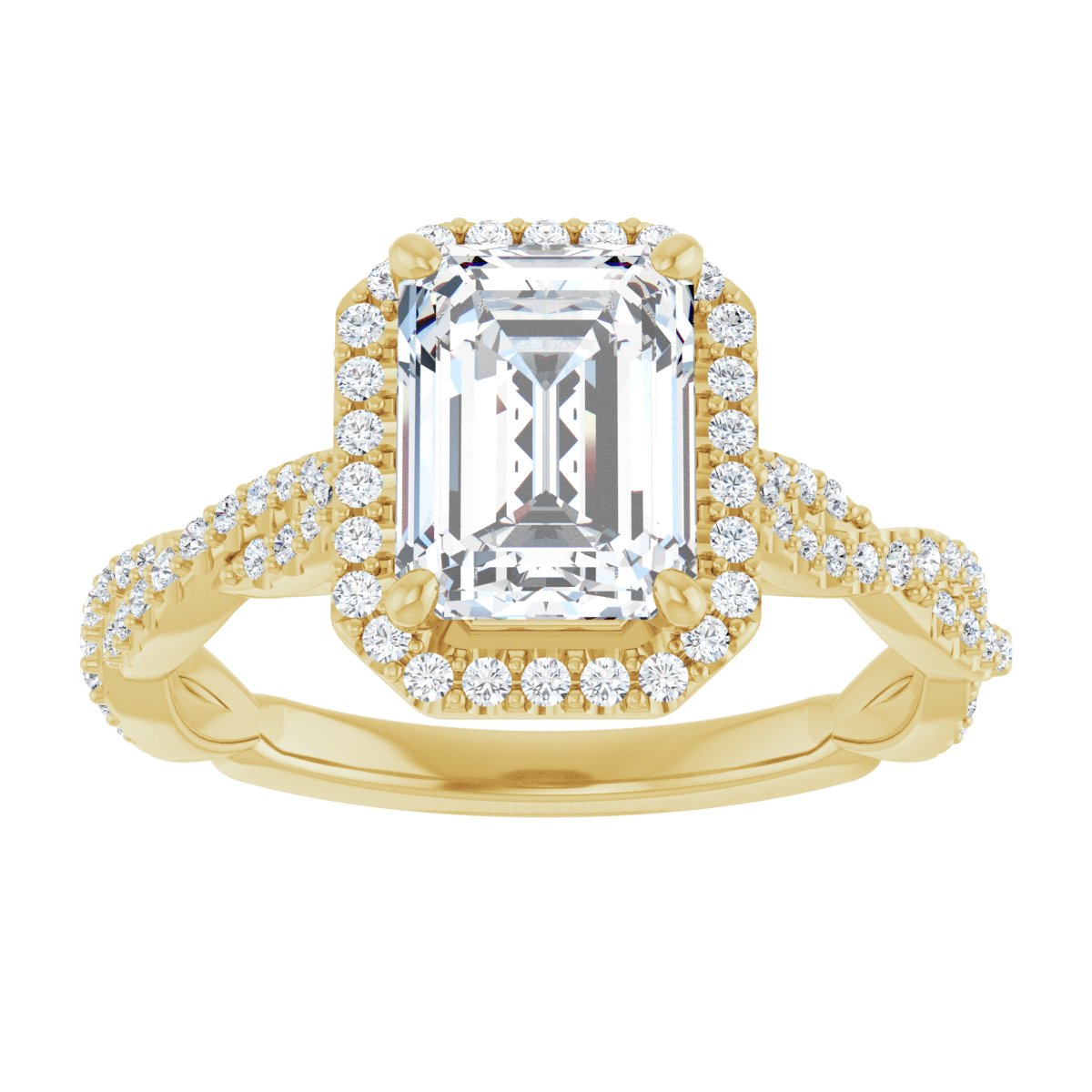 Halo-Style Engagement Ring