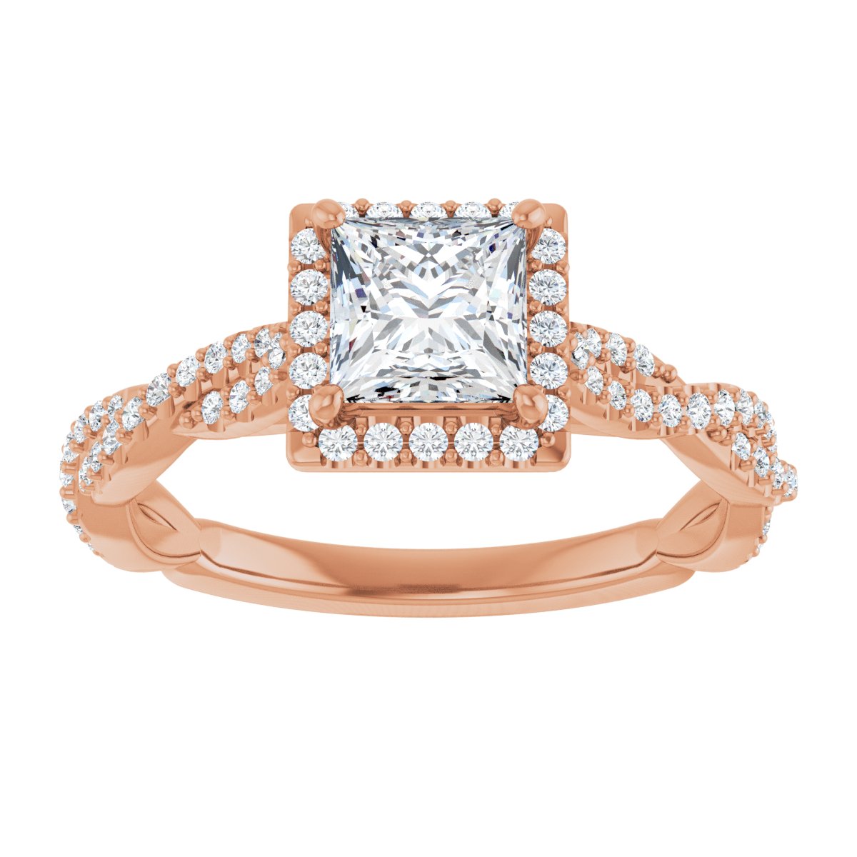 Halo-Style Engagement Ring