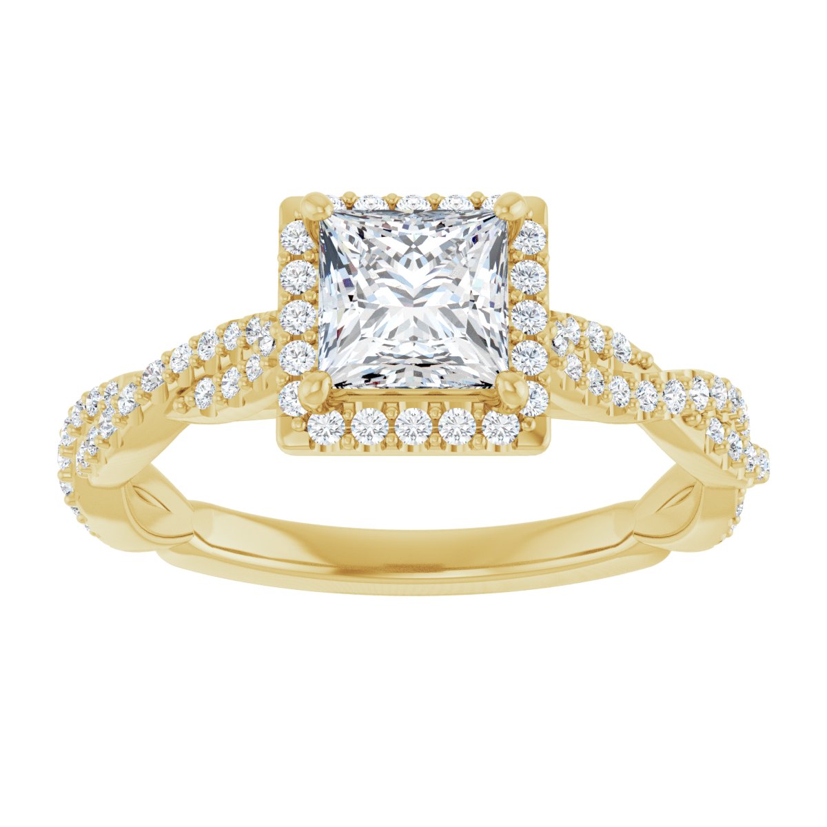 Halo-Style Engagement Ring