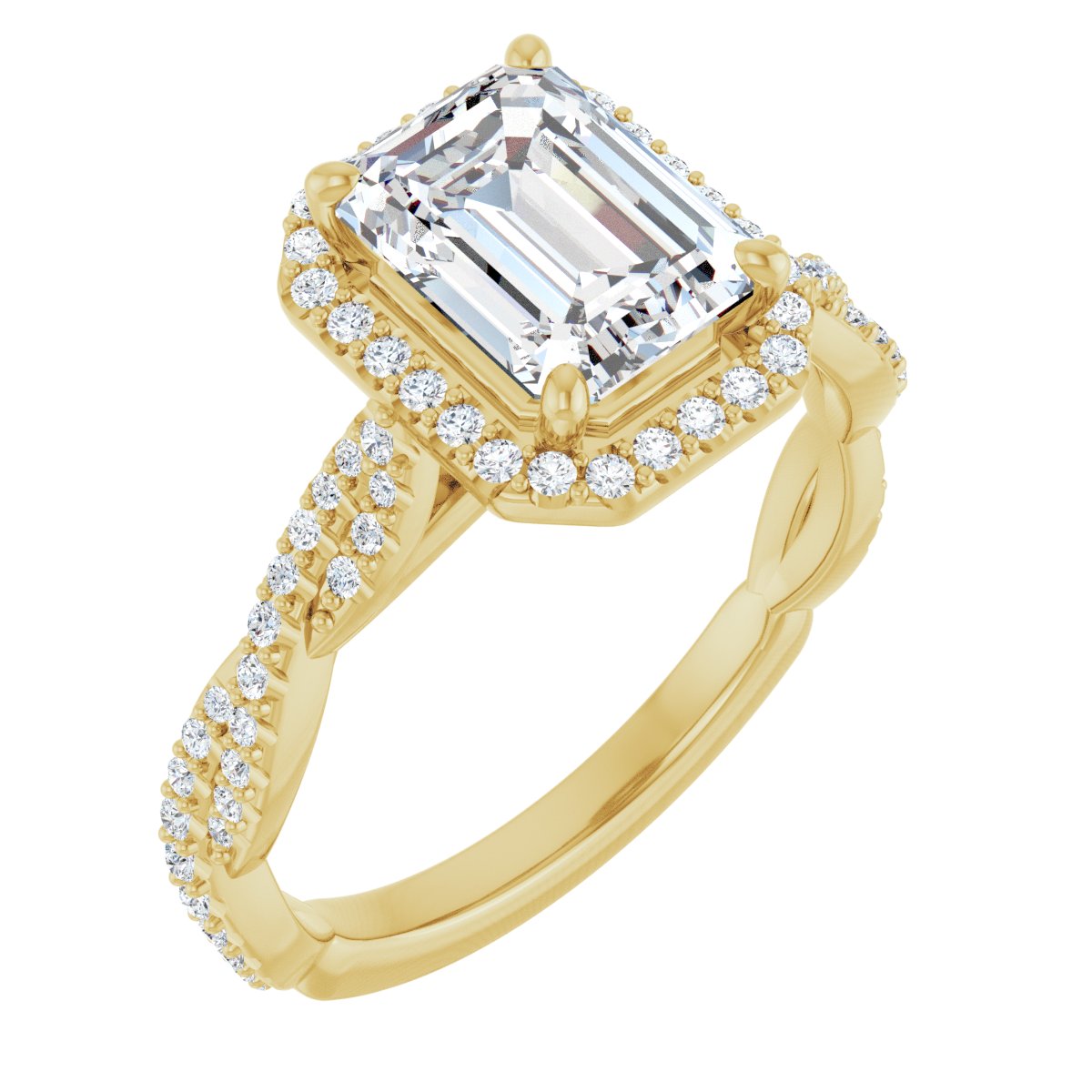 Halo-Style Engagement Ring