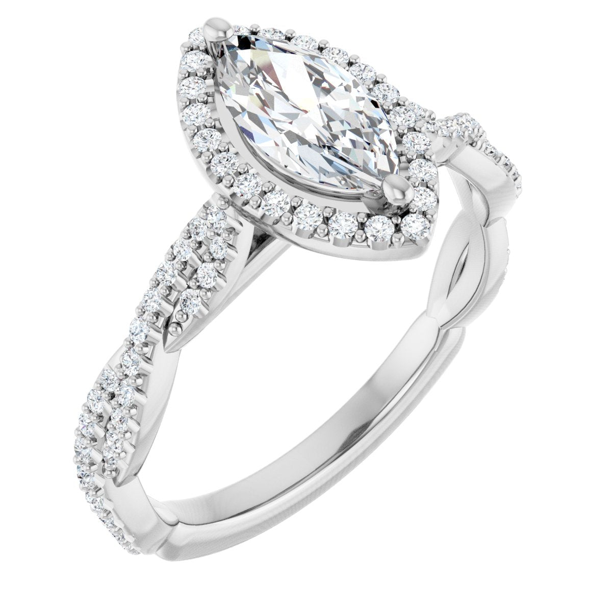 Halo-Style Engagement Ring