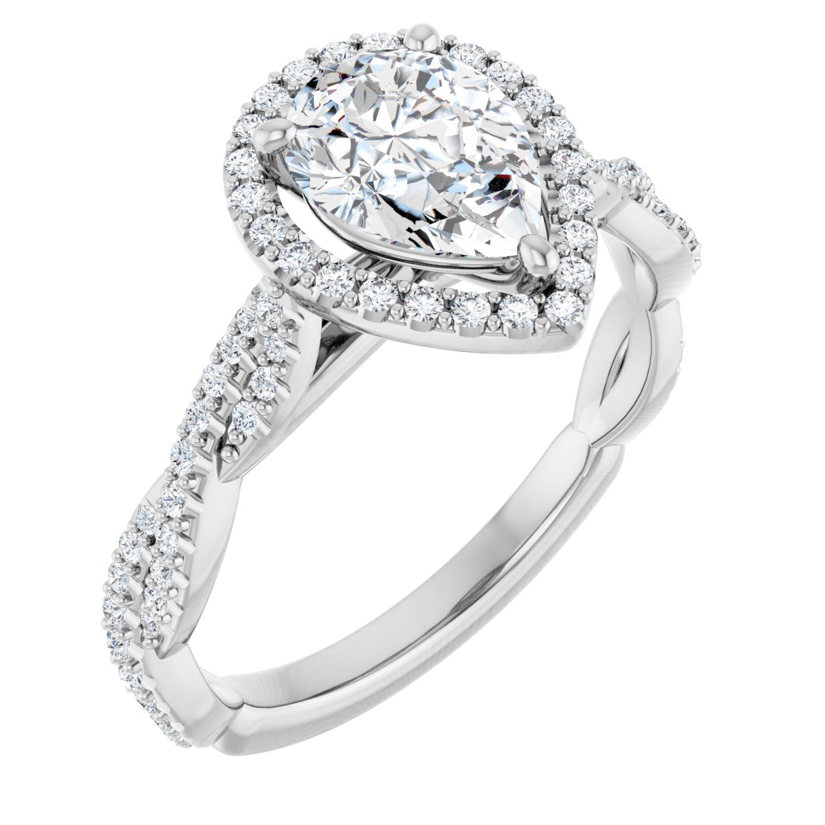 Halo-Style Engagement Ring