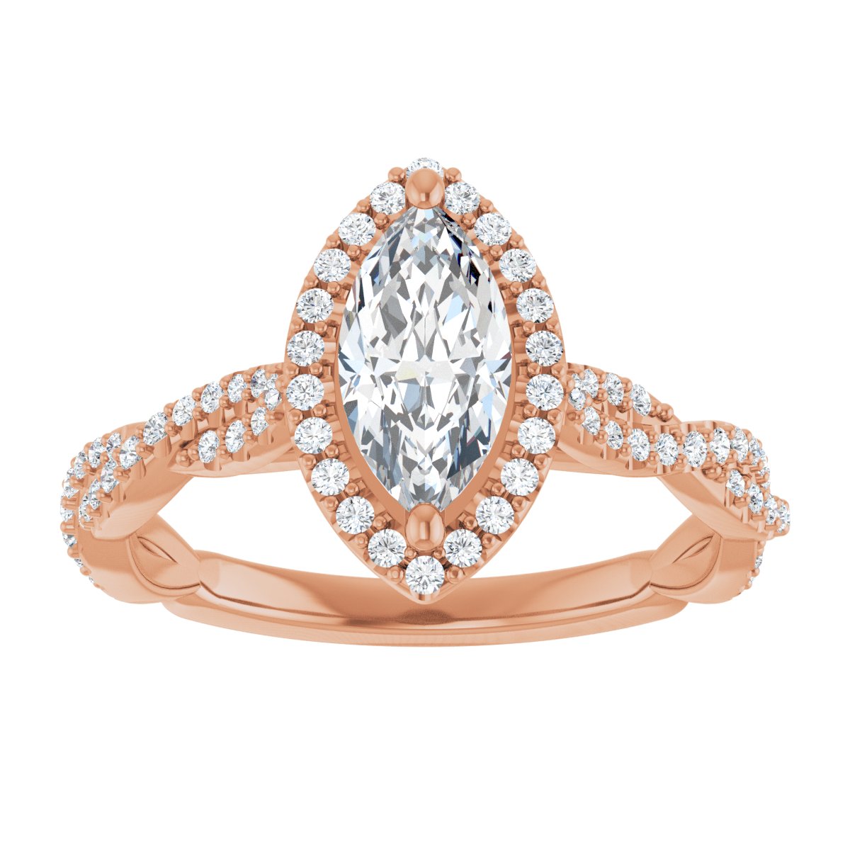 Halo-Style Engagement Ring