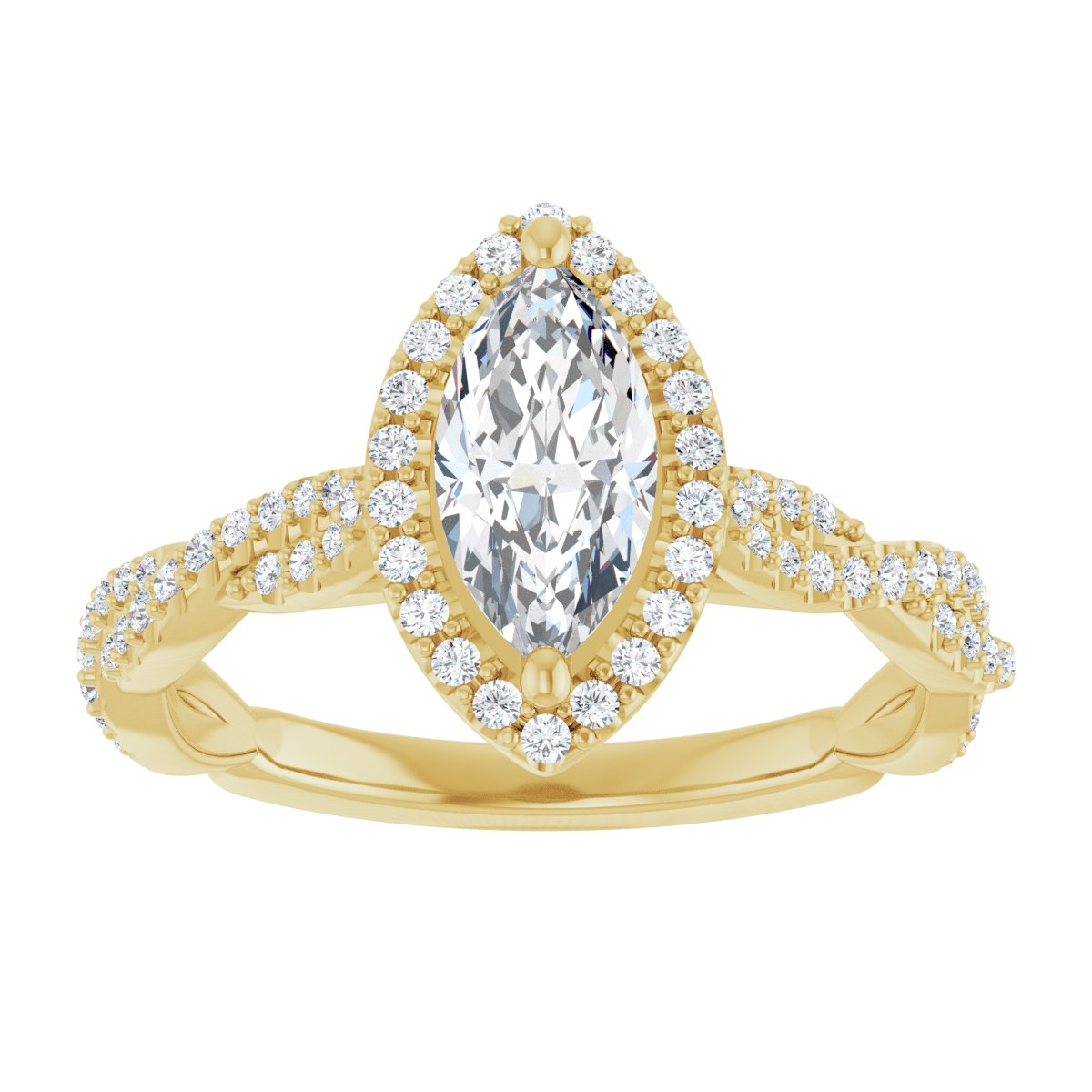 Halo-Style Engagement Ring