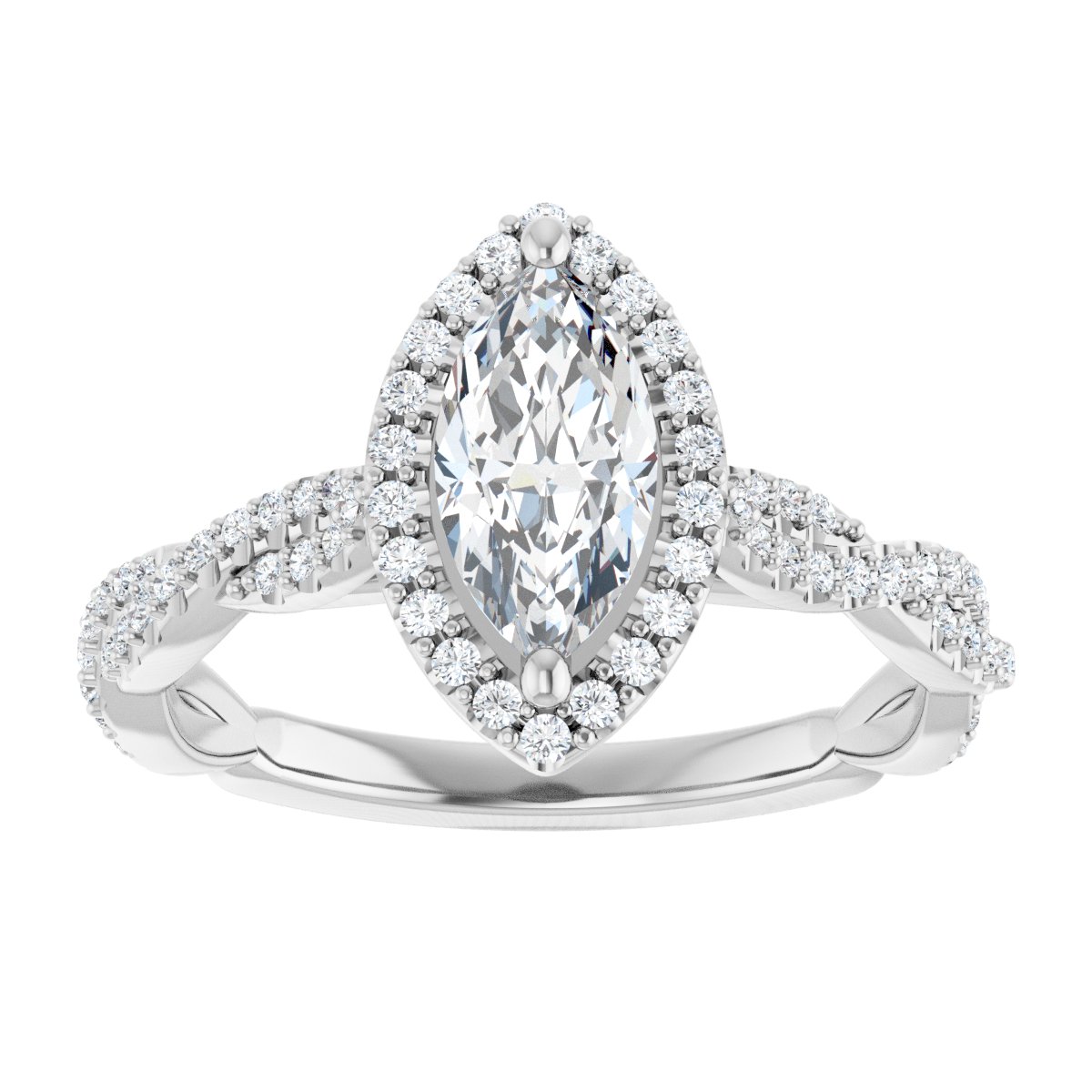 Halo-Style Engagement Ring