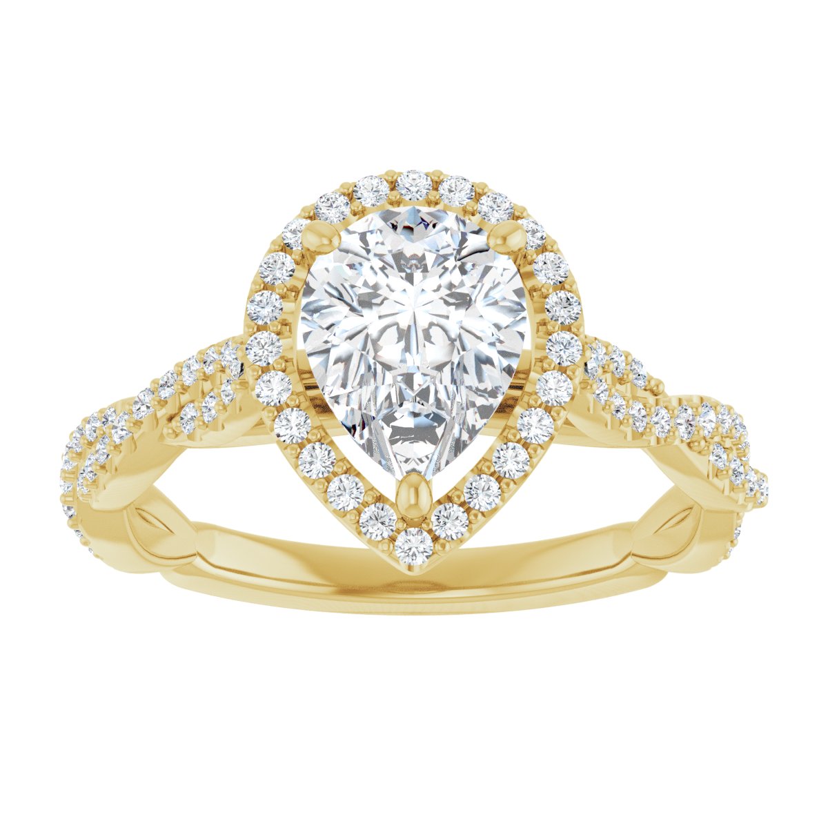 Halo-Style Engagement Ring