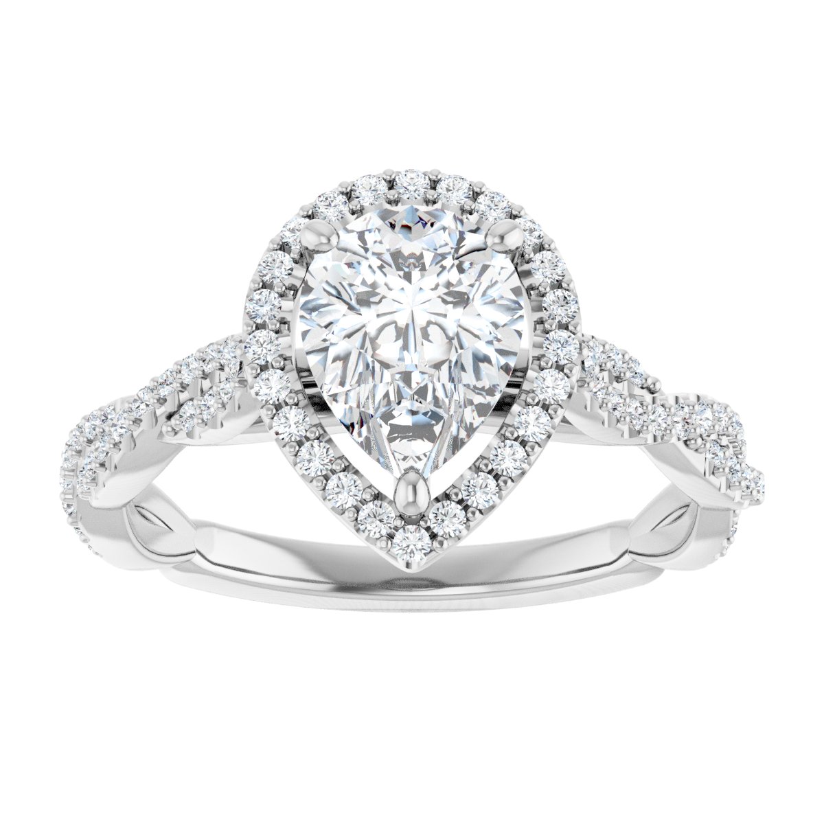 Halo-Style Engagement Ring