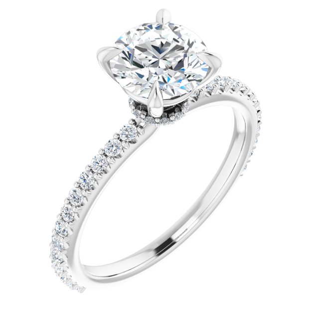 Accented Engagement Ring
