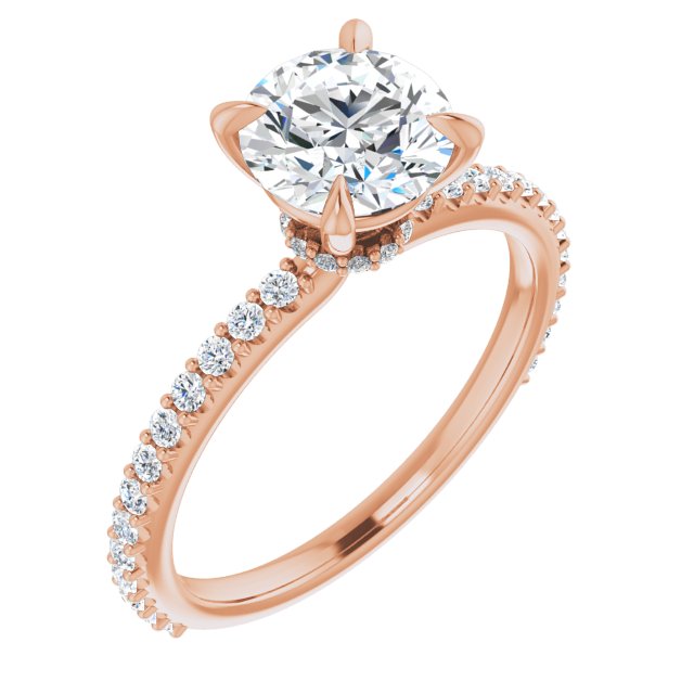 Accented Engagement Ring