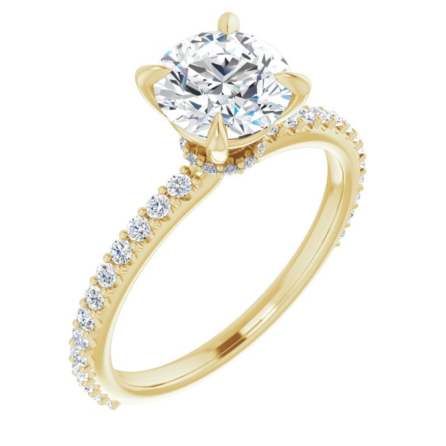Accented Engagement Ring