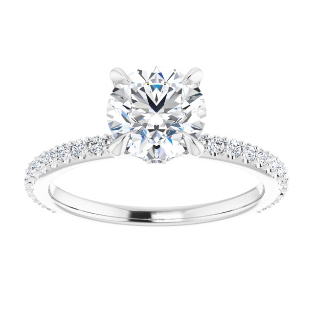 Accented Engagement Ring