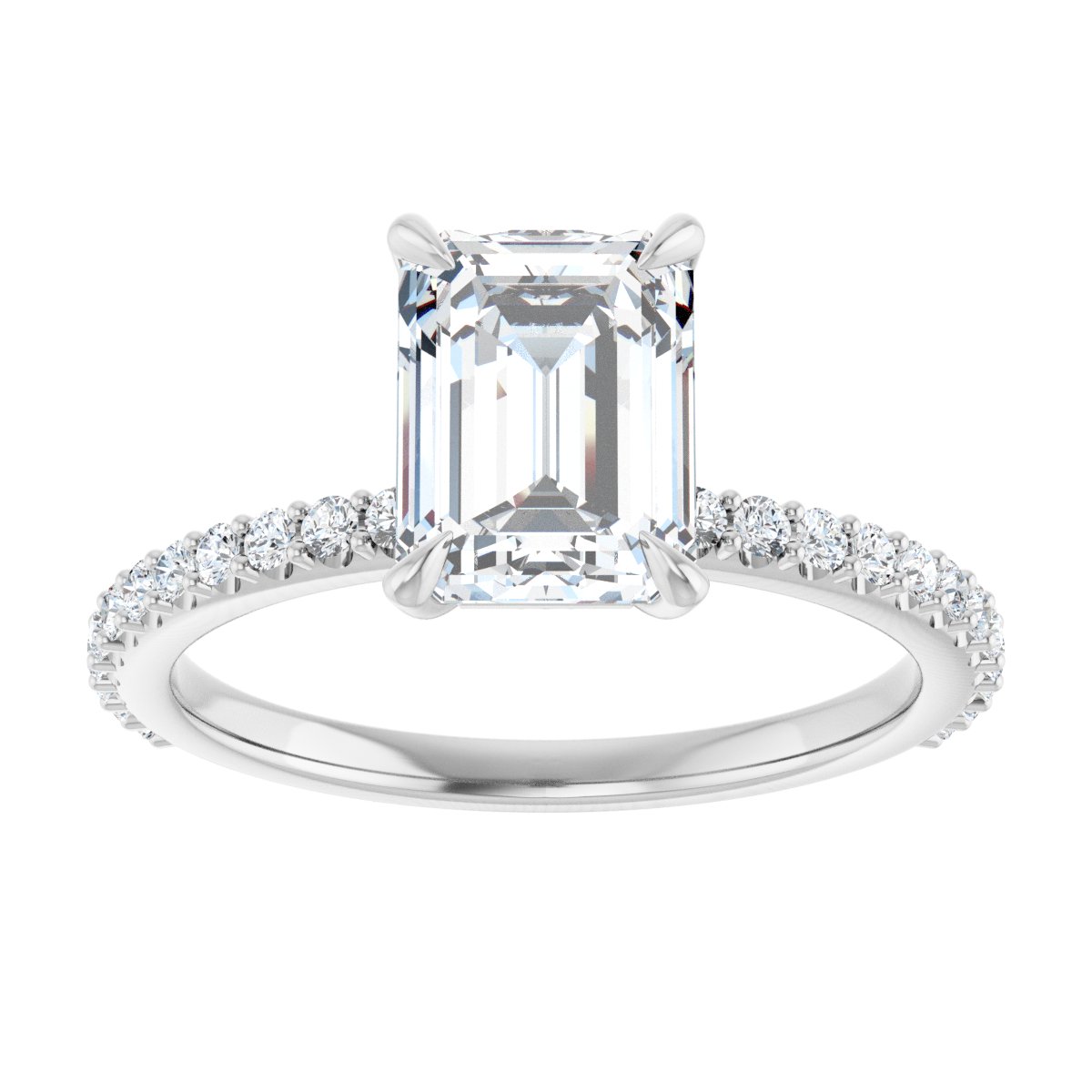 Accented Engagement Ring