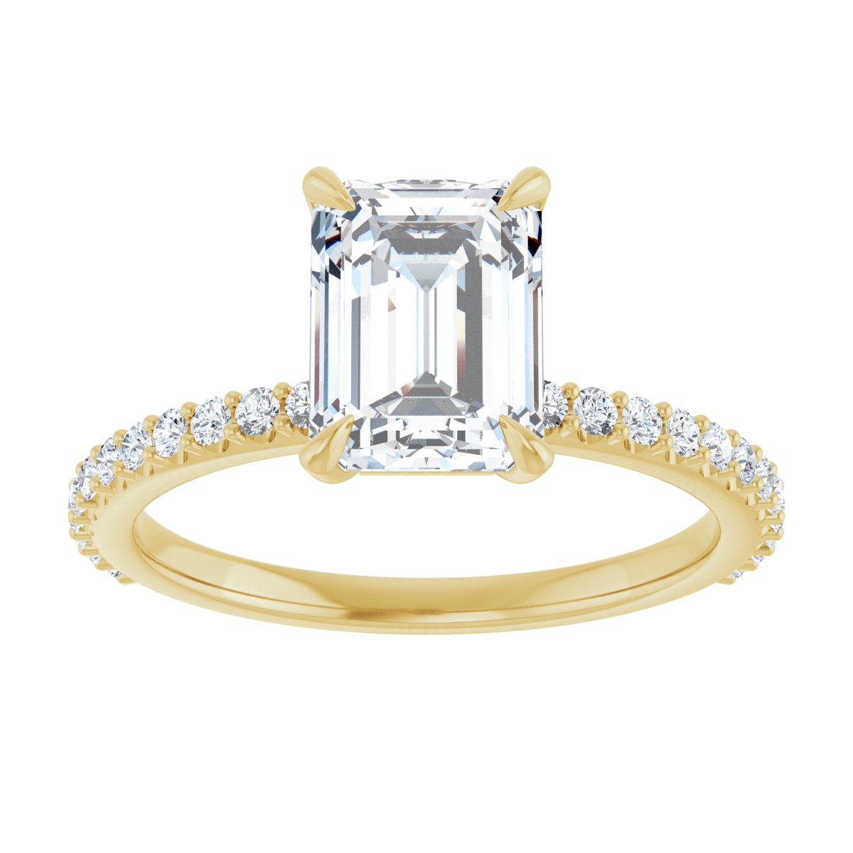 Accented Engagement Ring
