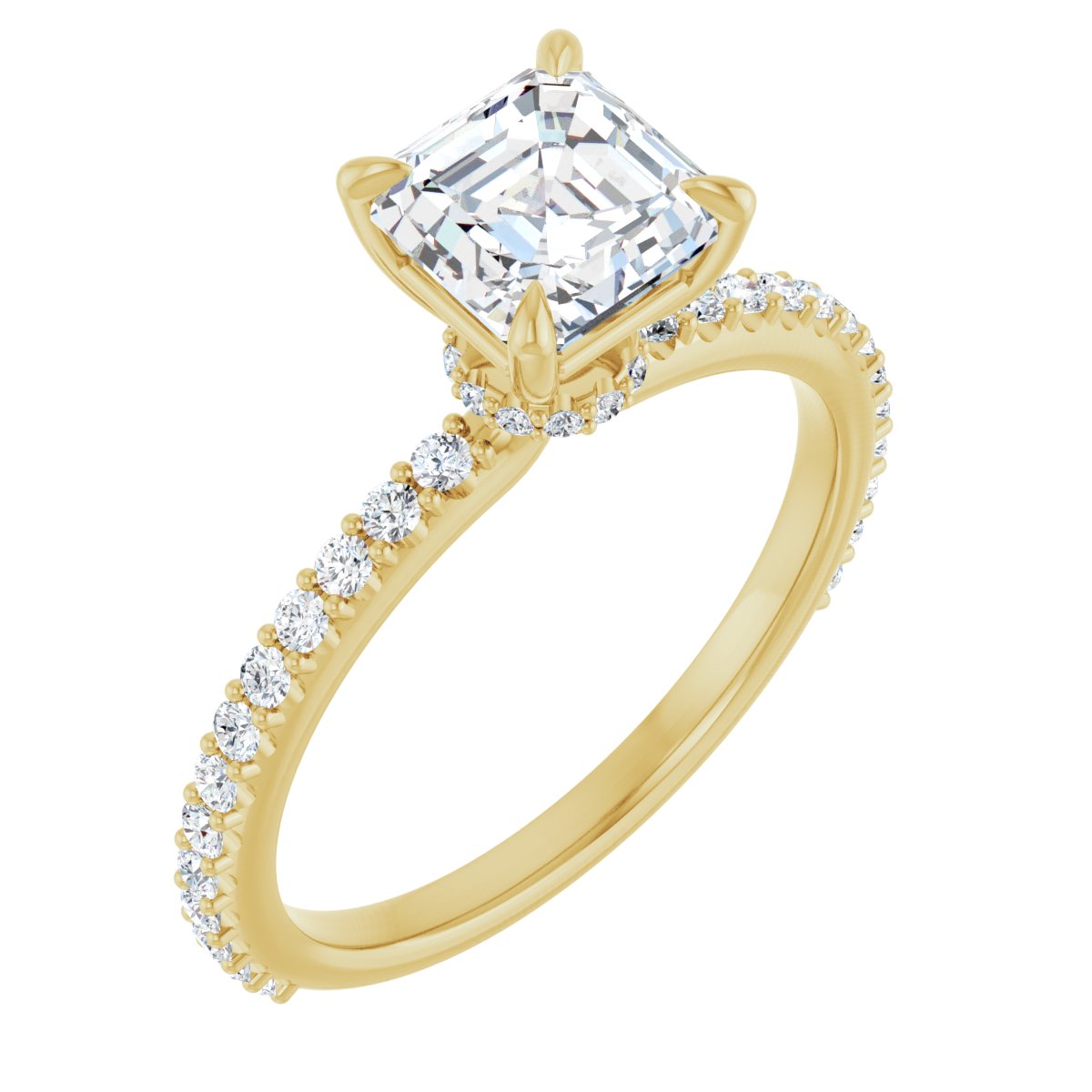 Accented Engagement Ring