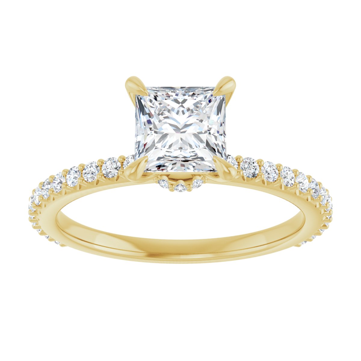 Accented Engagement Ring