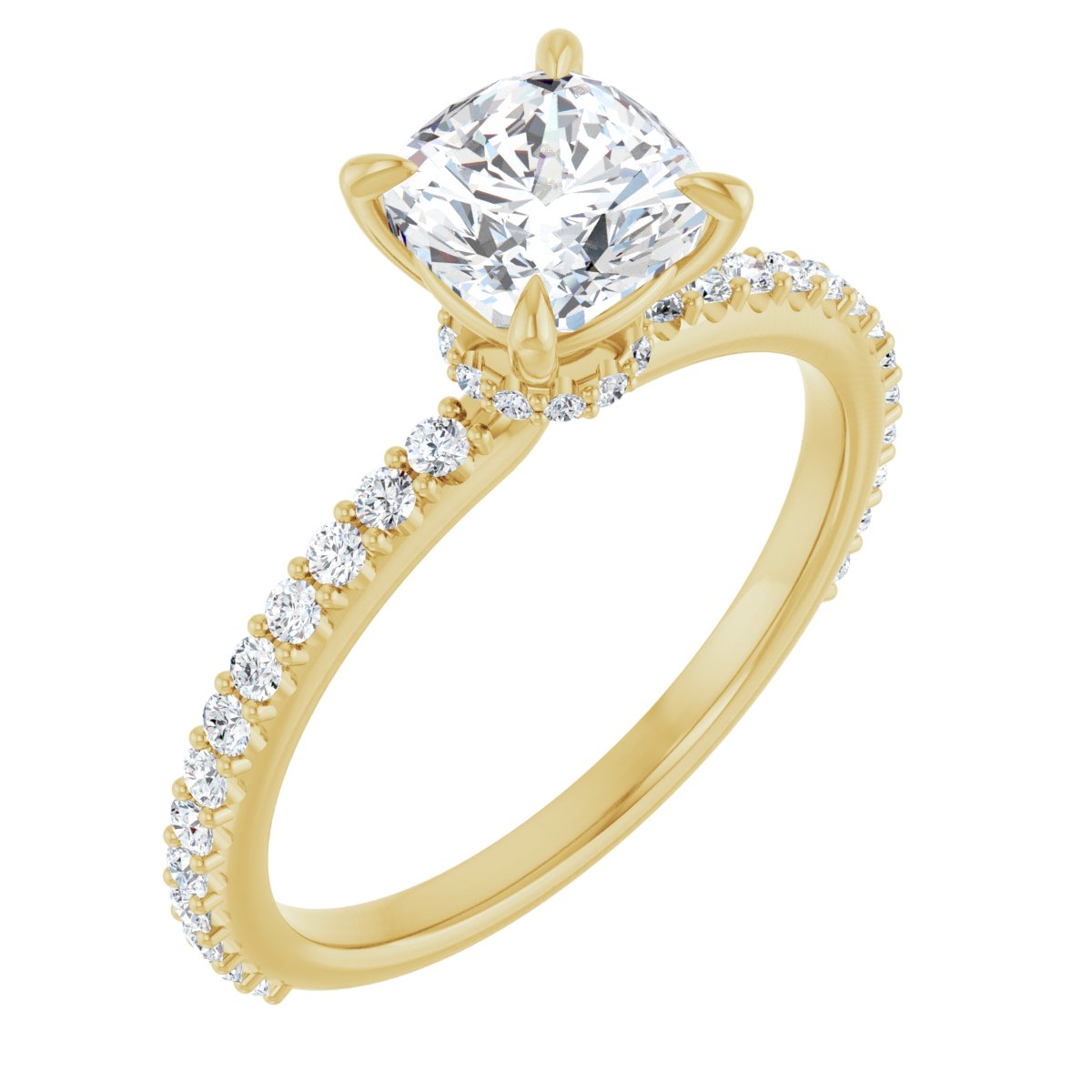 Accented Engagement Ring