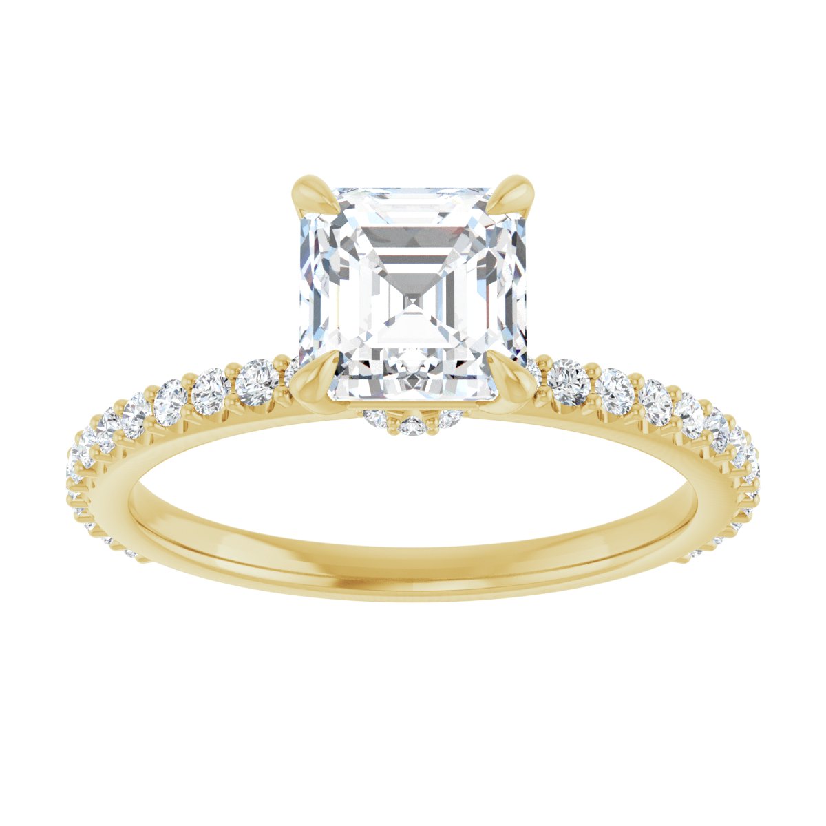Accented Engagement Ring