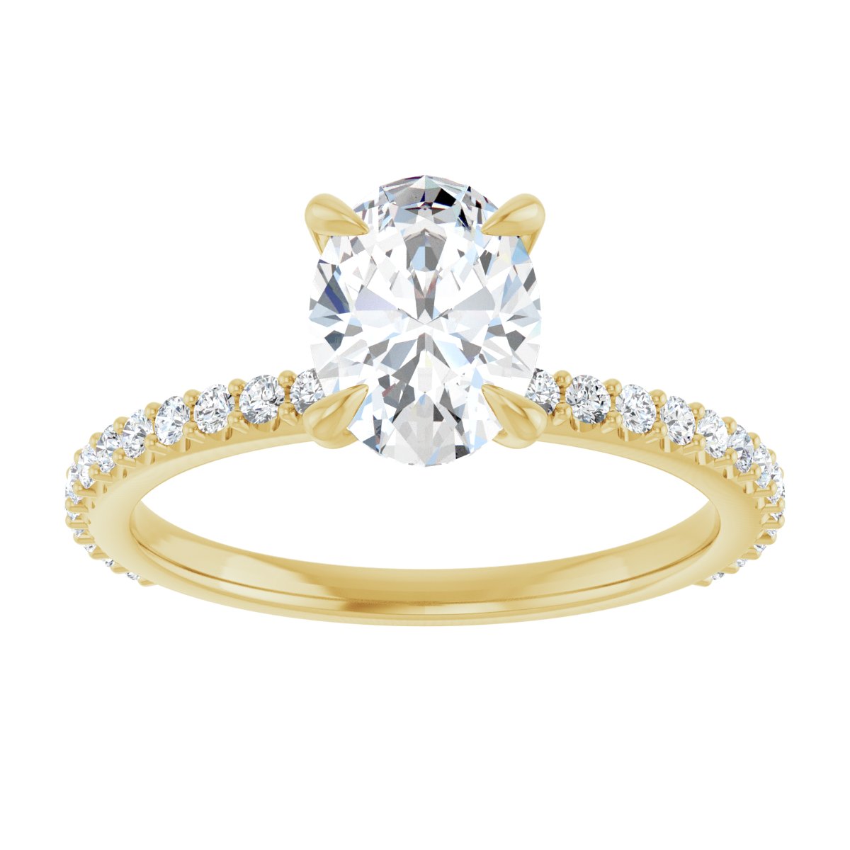 Accented Engagement Ring