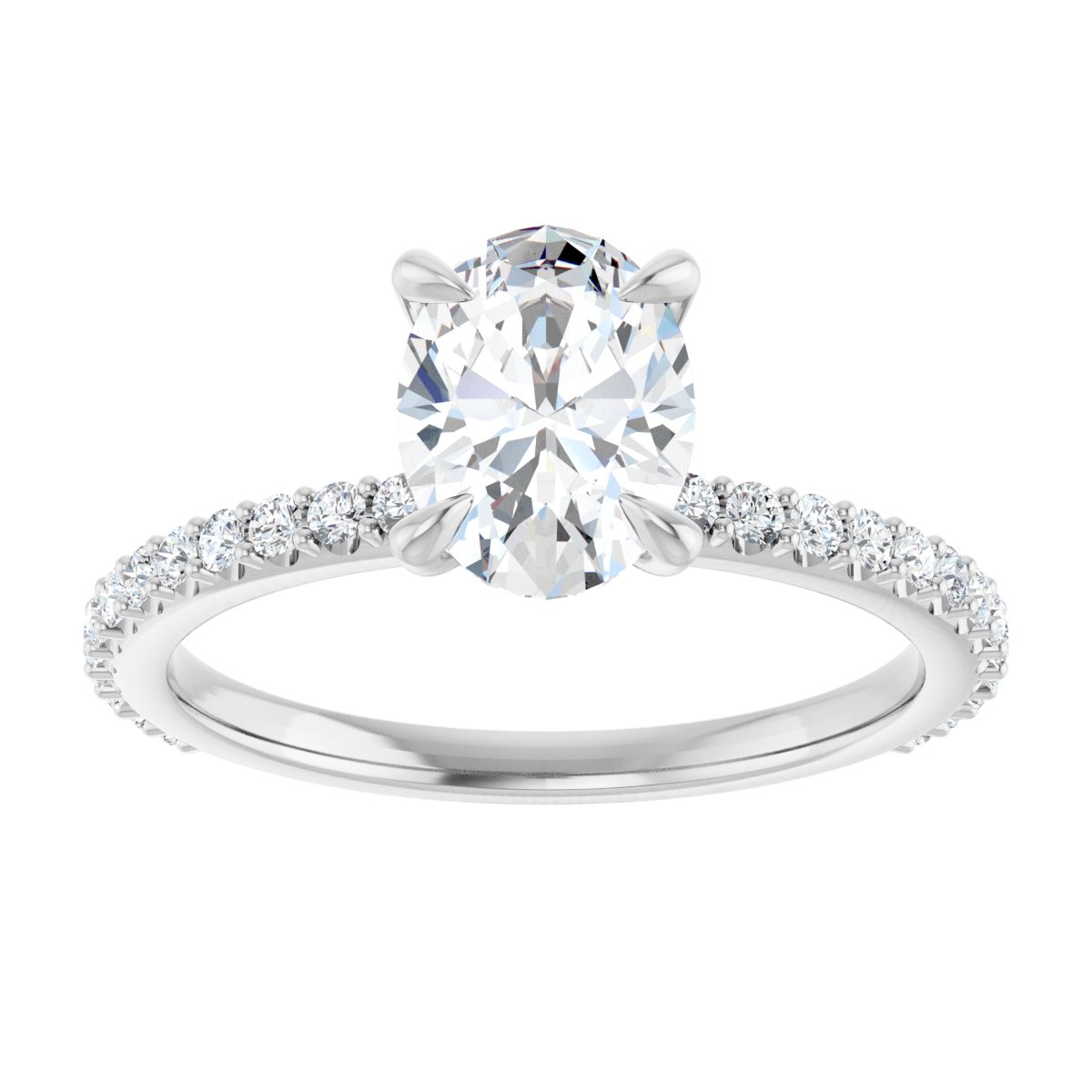 Accented Engagement Ring