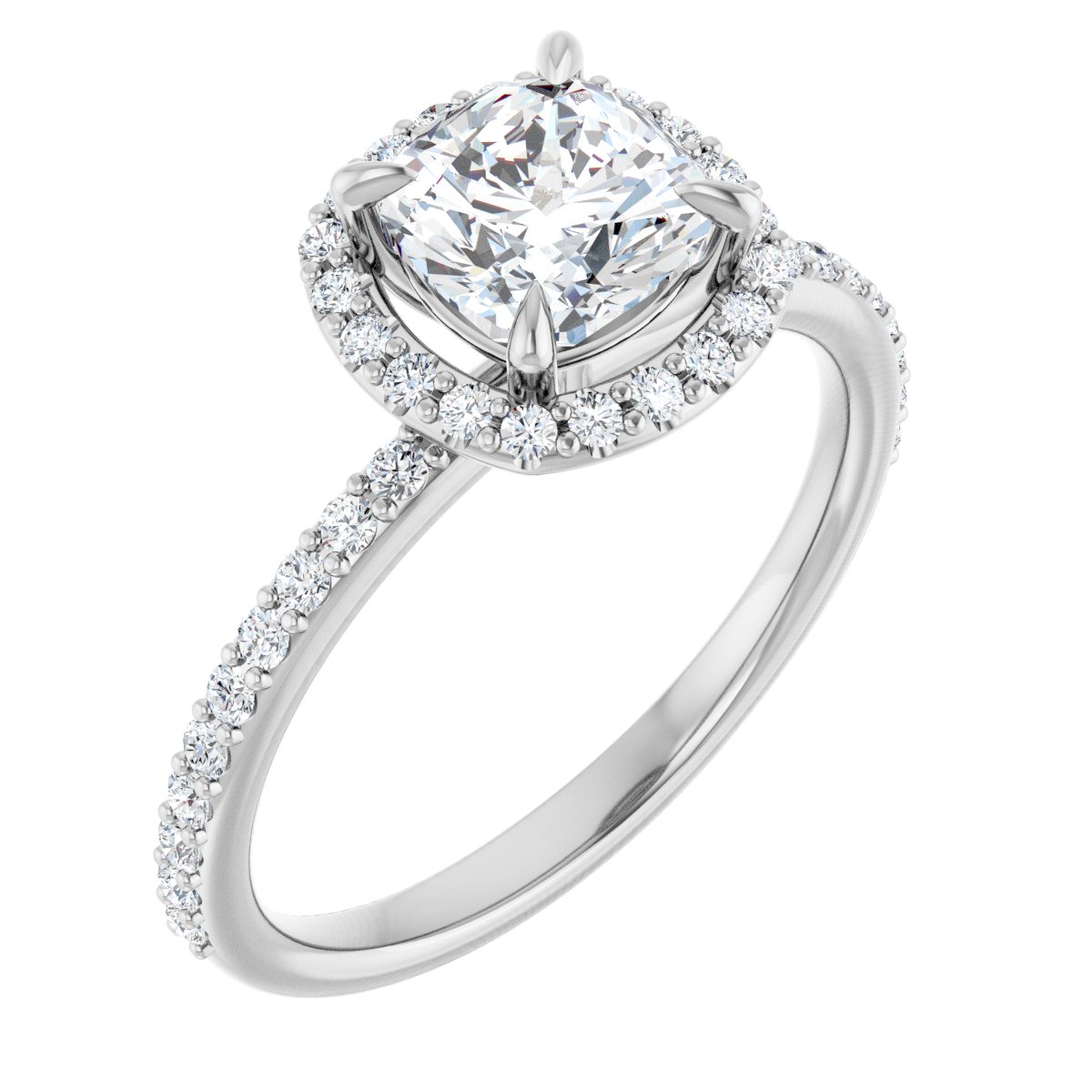 Halo-Style Engagement Ring