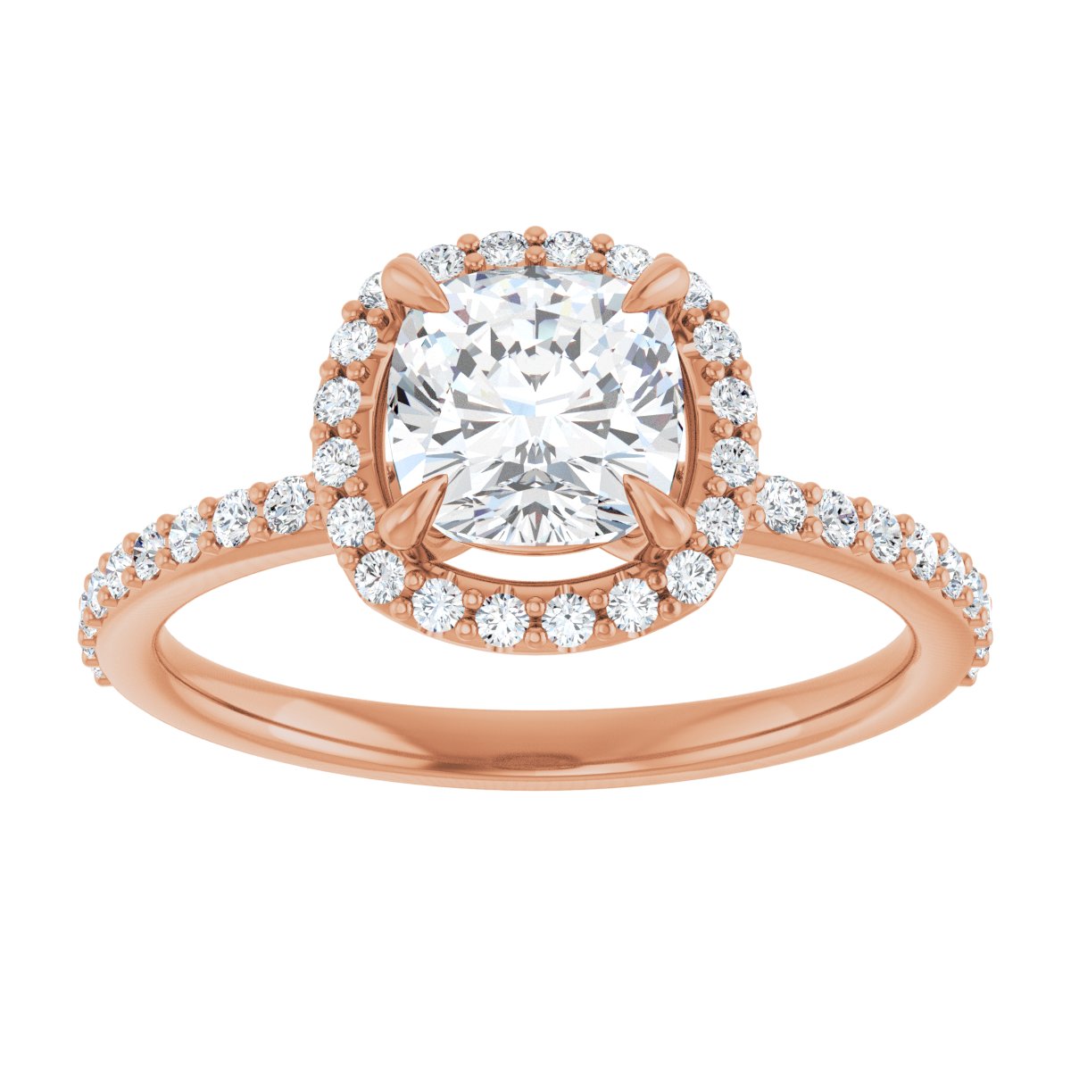 Halo-Style Engagement Ring