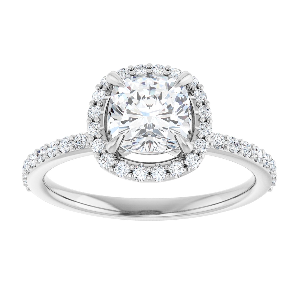 Halo-Style Engagement Ring