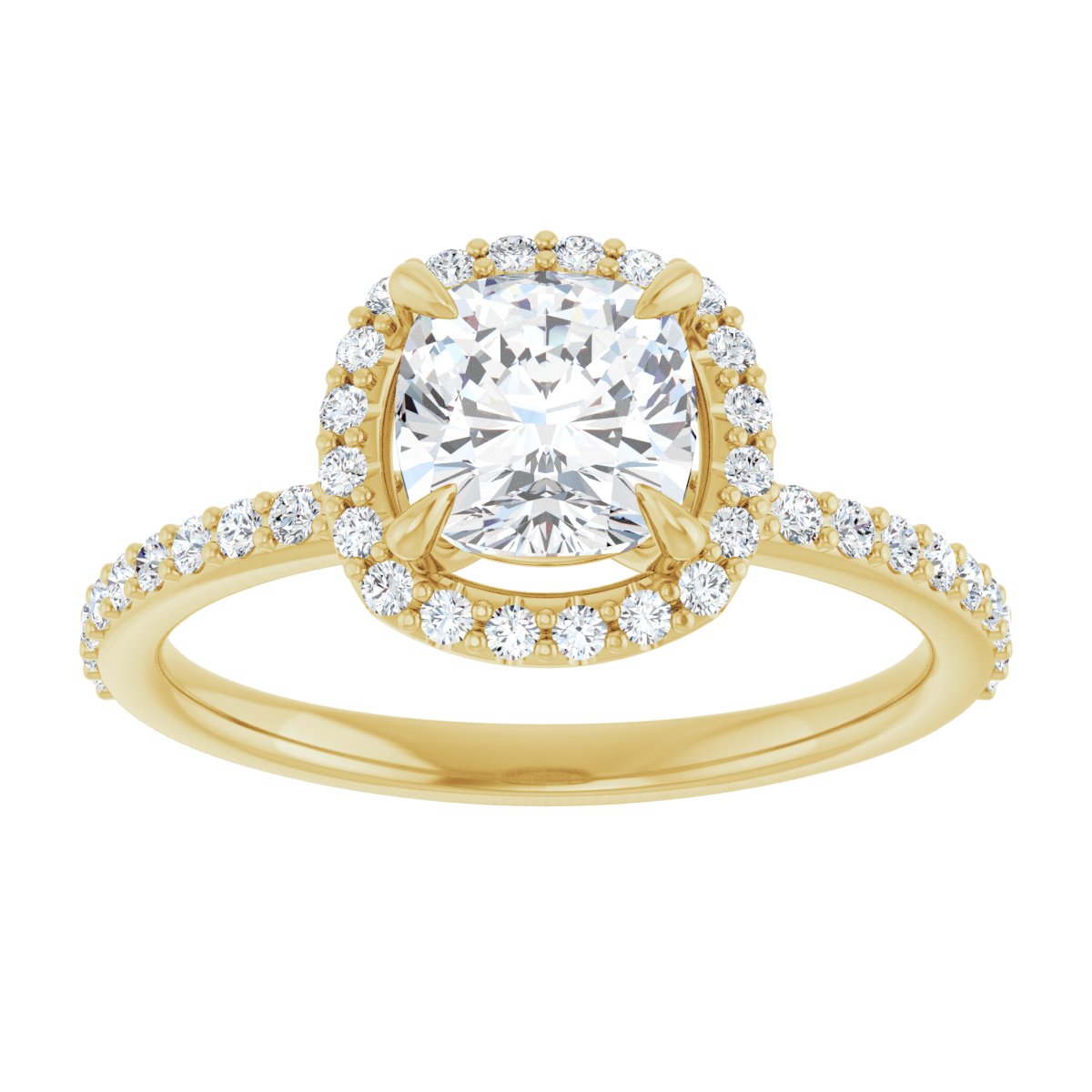 Halo-Style Engagement Ring