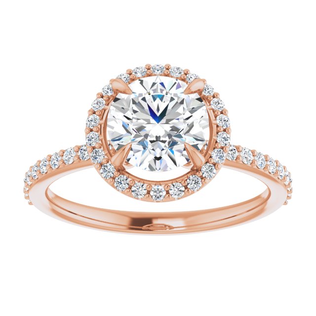 Halo-Style Engagement Ring