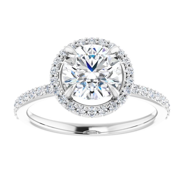 Halo-Style Engagement Ring