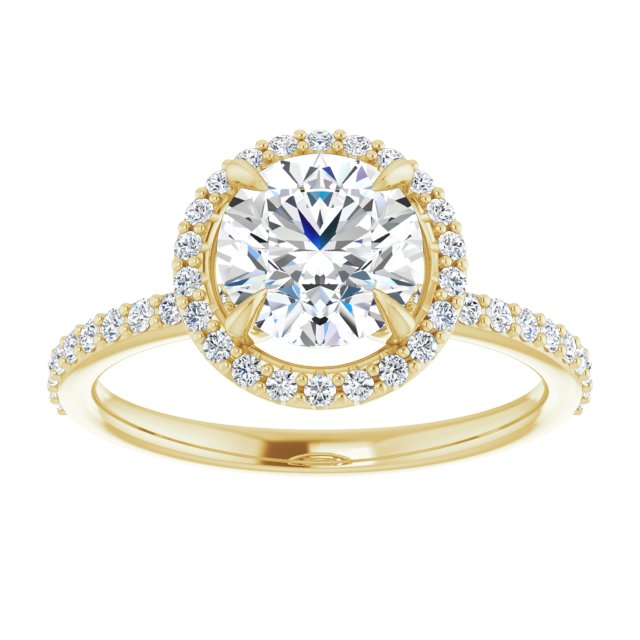 Halo-Style Engagement Ring