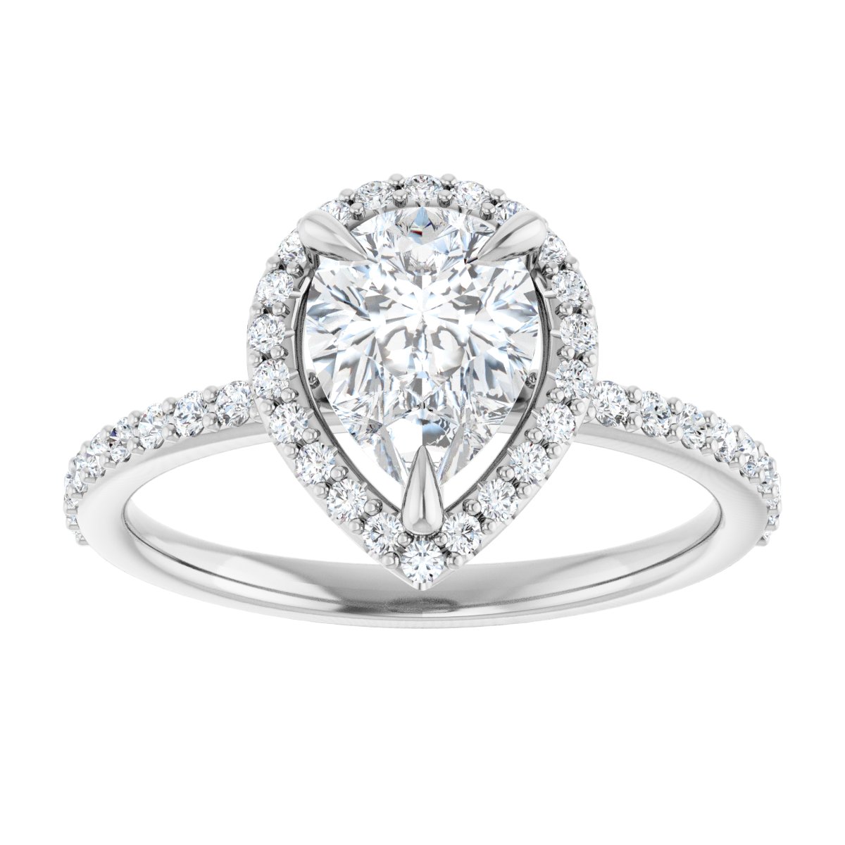 Halo-Style Engagement Ring