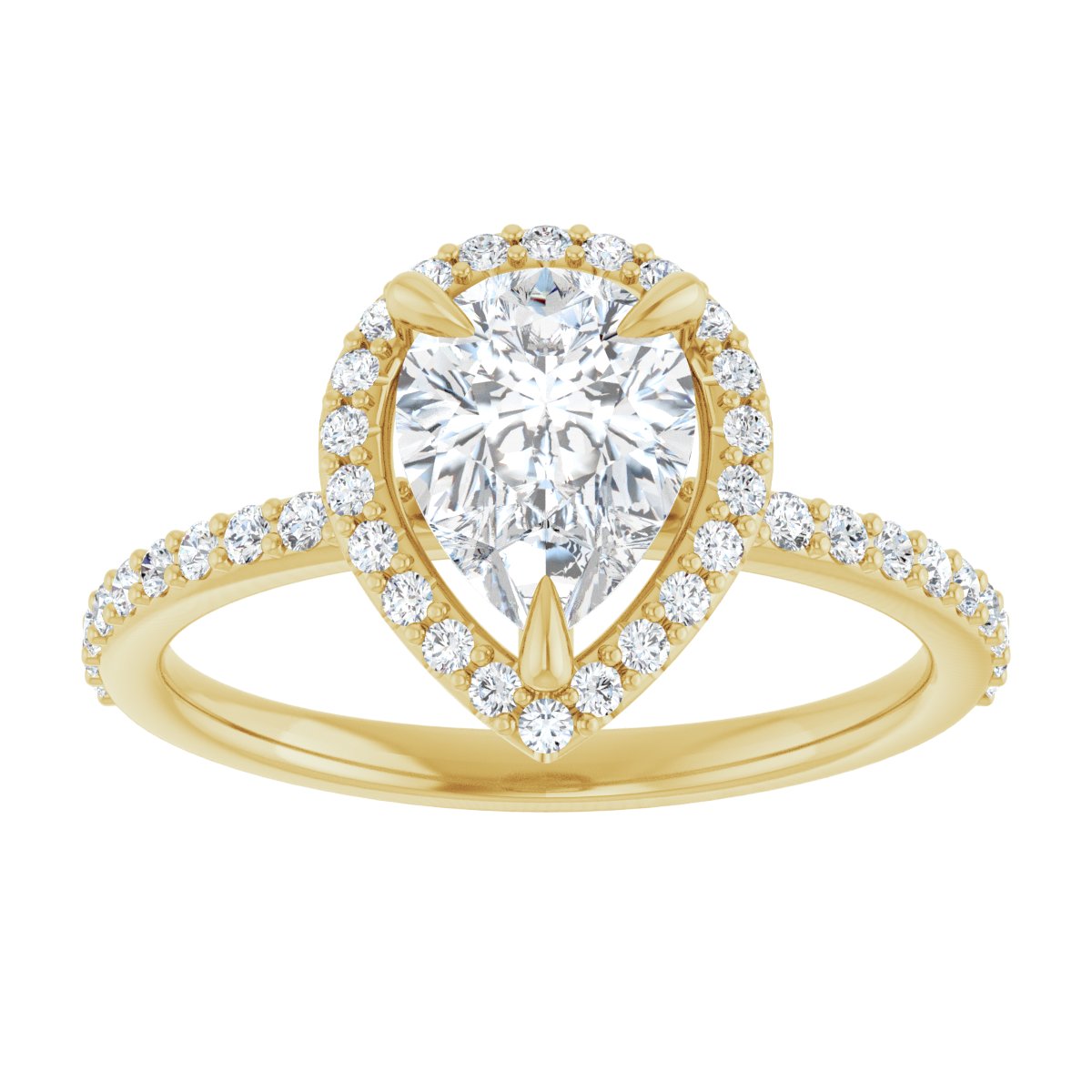 Halo-Style Engagement Ring