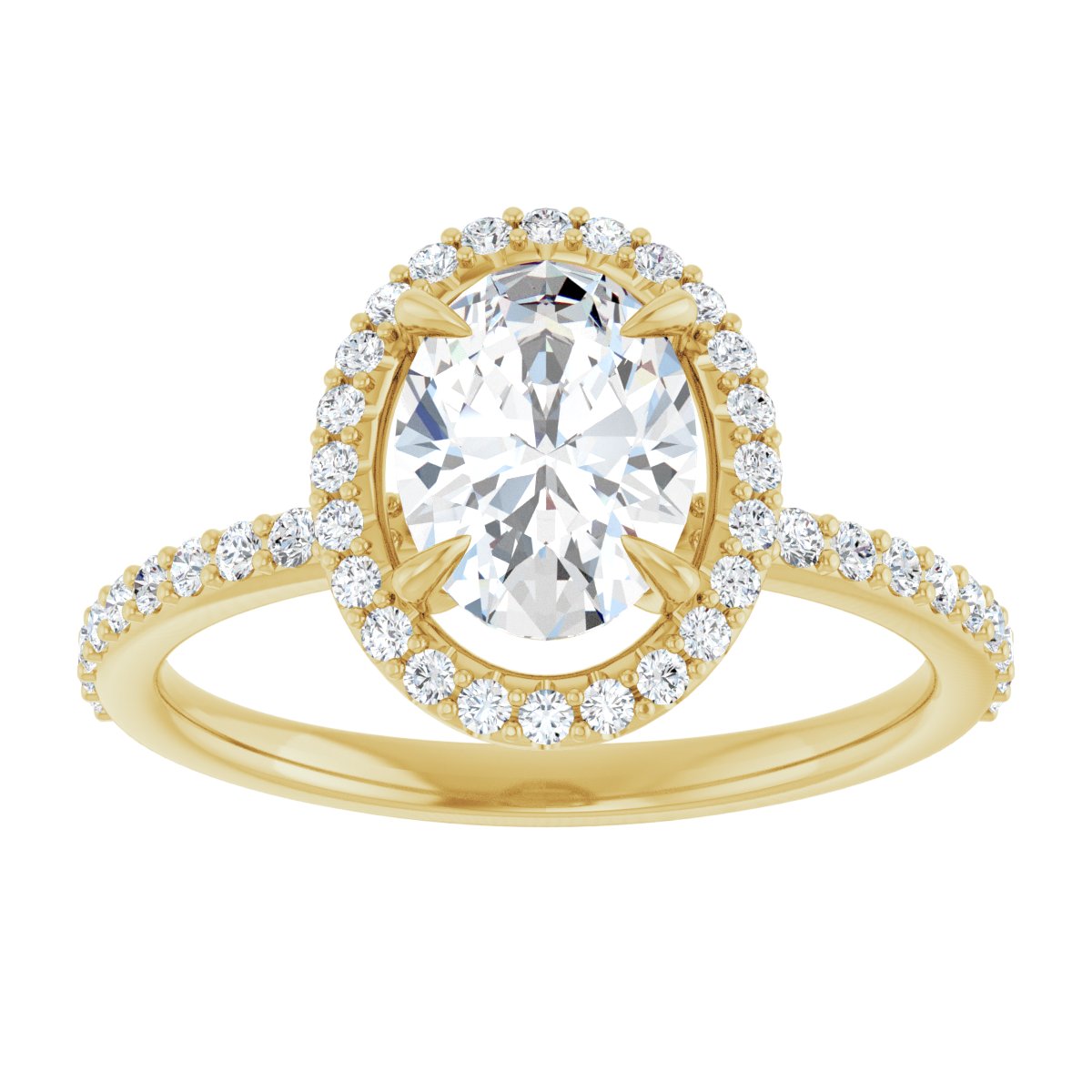 Halo-Style Engagement Ring