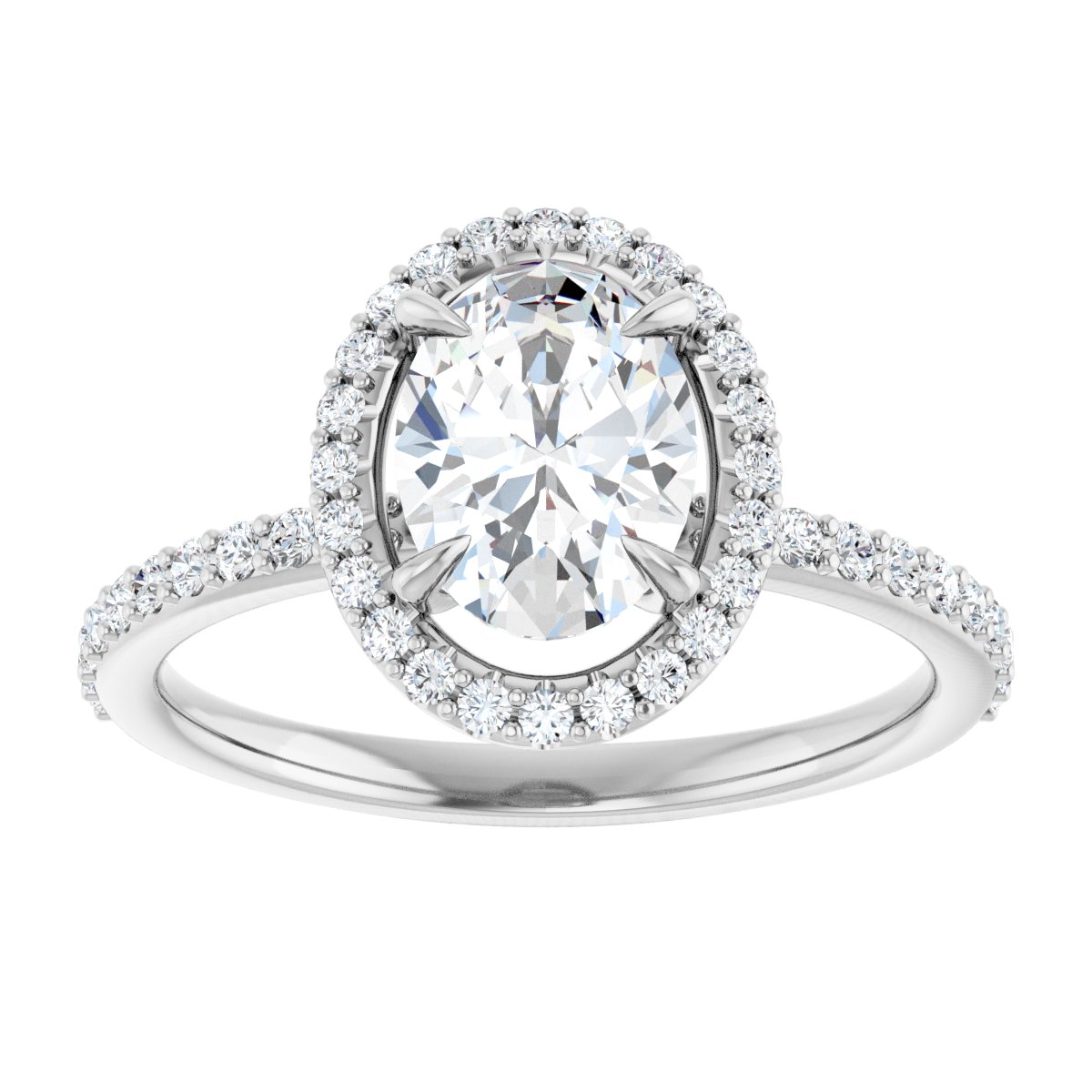 Halo-Style Engagement Ring
