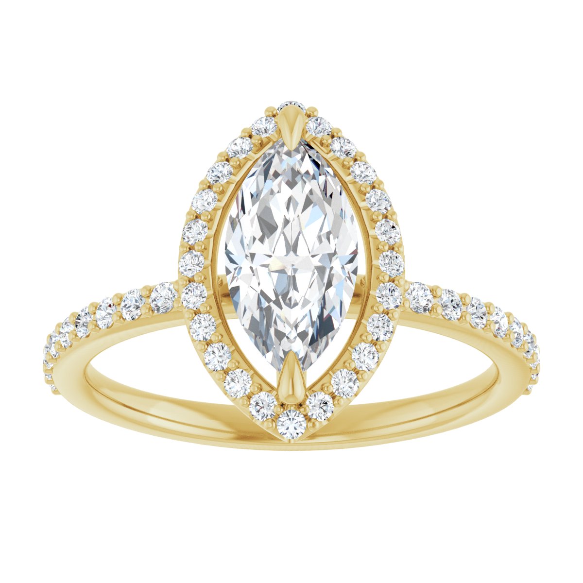 Halo-Style Engagement Ring