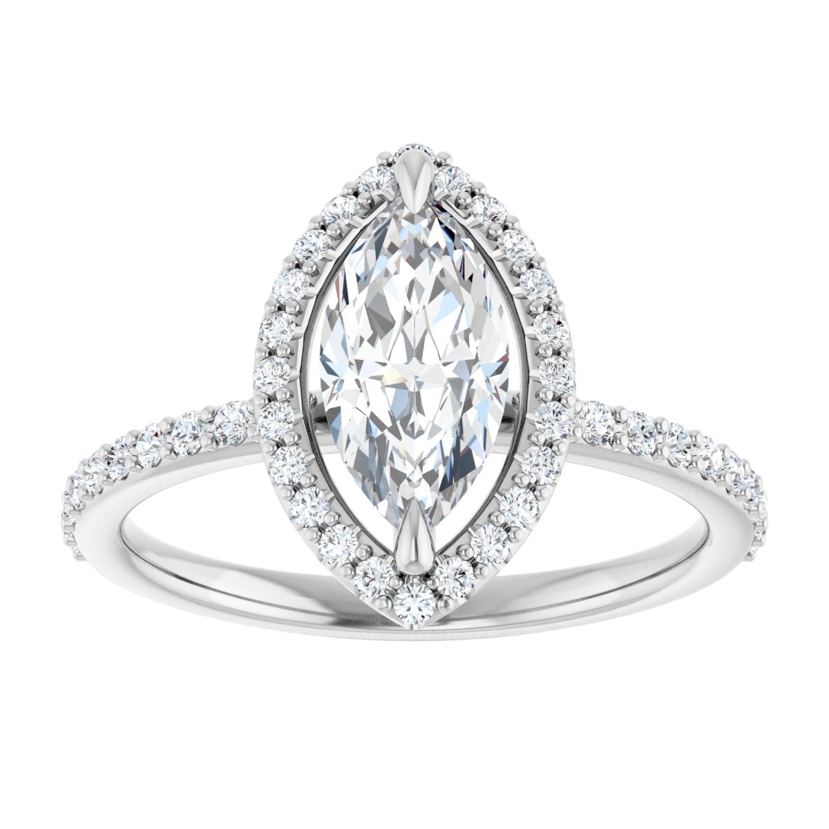 Halo-Style Engagement Ring