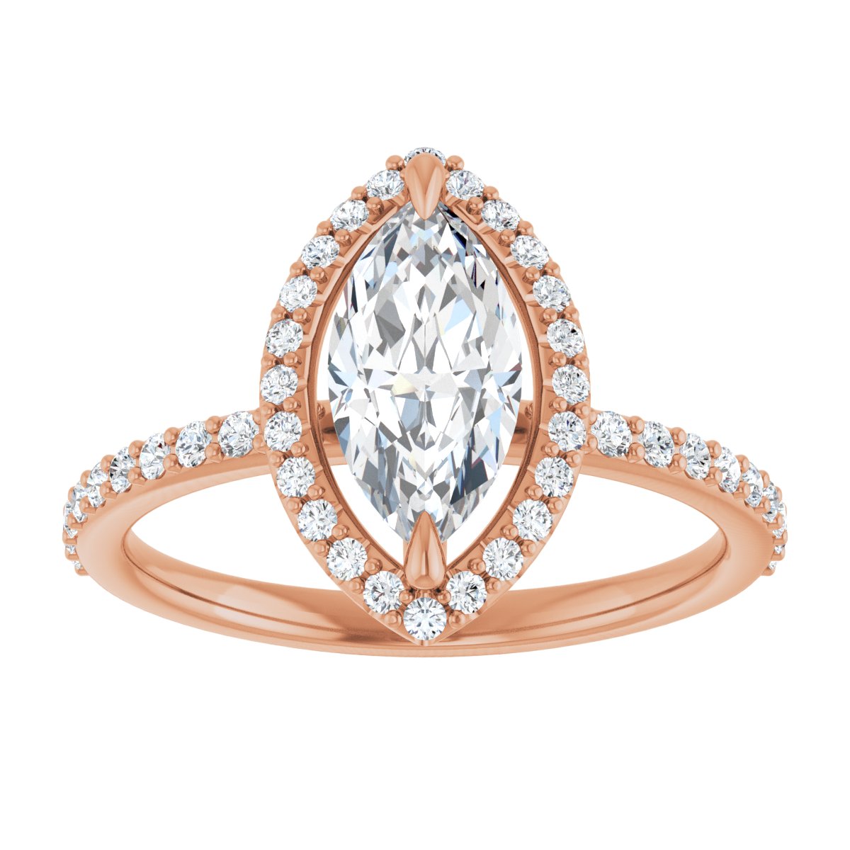 Halo-Style Engagement Ring