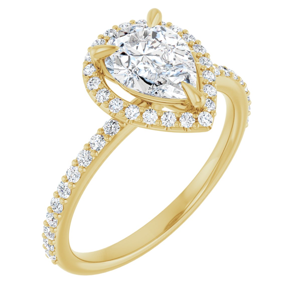 Halo-Style Engagement Ring