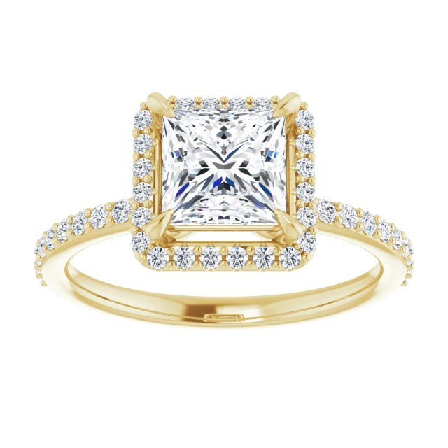 Halo-Style Engagement Ring