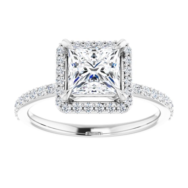 Halo-Style Engagement Ring