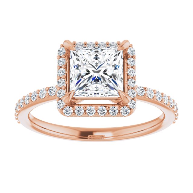 Halo-Style Engagement Ring