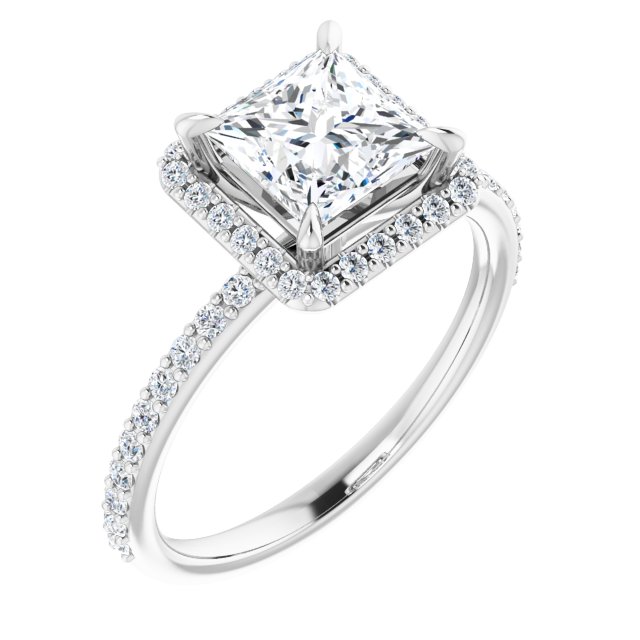 Halo-Style Engagement Ring
