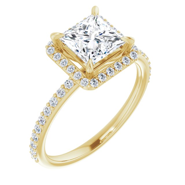 Halo-Style Engagement Ring