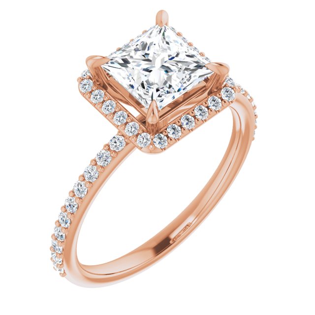 Halo-Style Engagement Ring