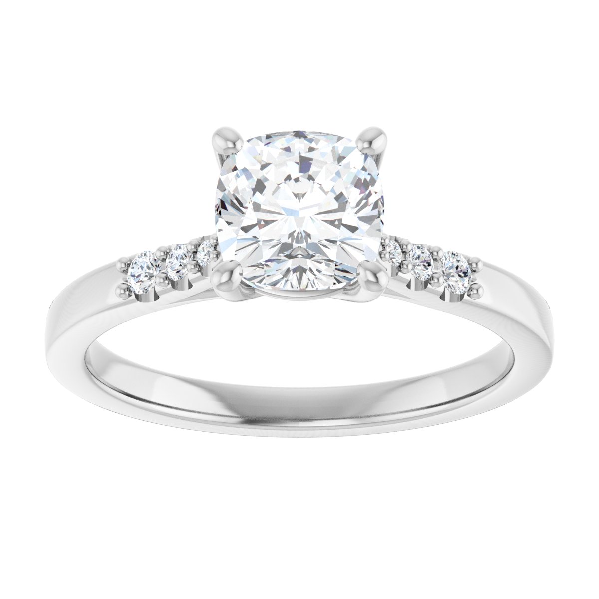 Accented Engagement Ring